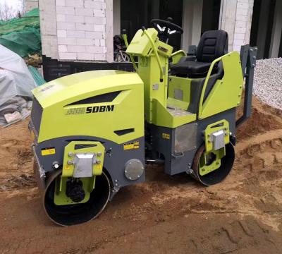 奔馬小型壓路機(jī)土方壓實(shí)、溝槽回填施工案例